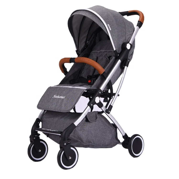 China baby stroller manufacturer stroller carriage easy one hand fold large storage basket luxury prams