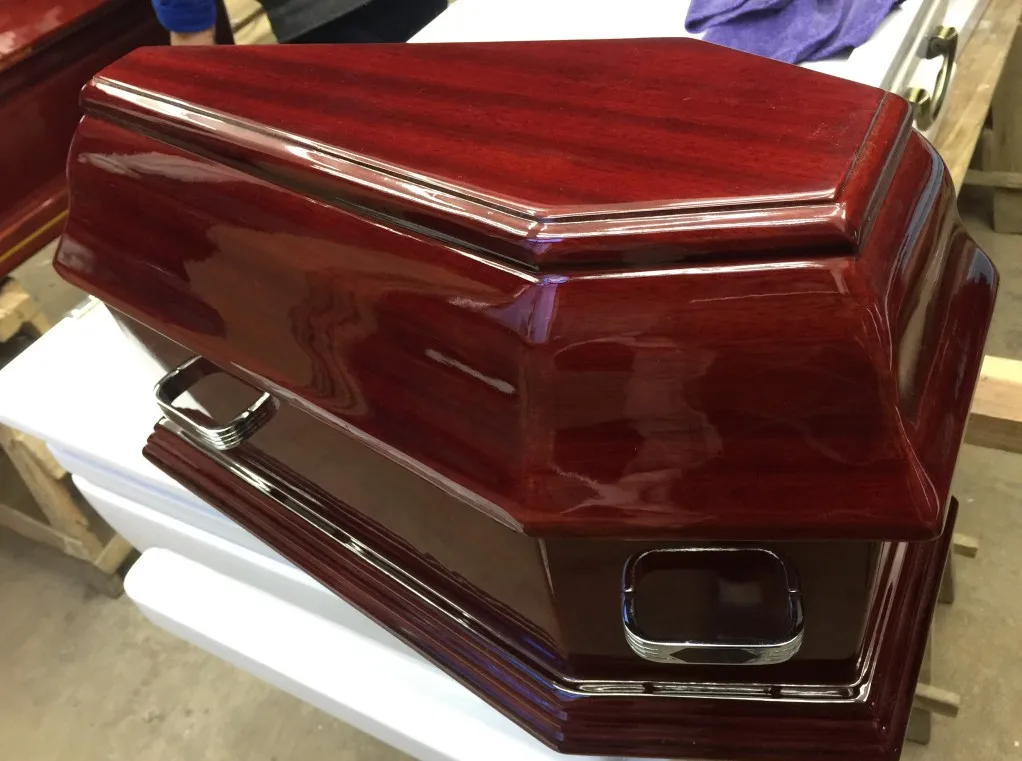 JS-B112 Funeral supply baby wood coffin baby caskets