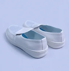 Anti-static mesh PVC anti-skid breathable safety shoes clean work shoes