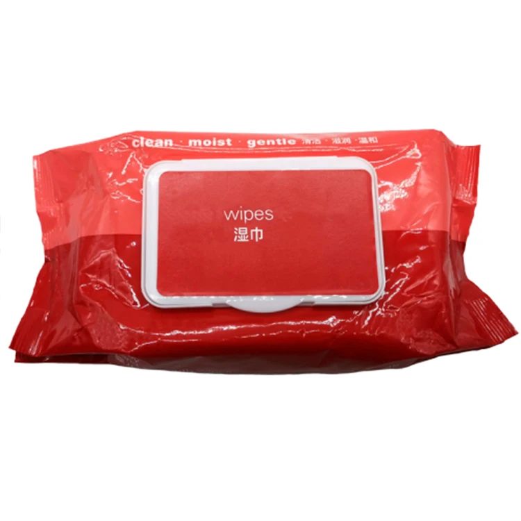 Высококачественная мягкая косметическая Нетканая Одноразовая влажная салфетка