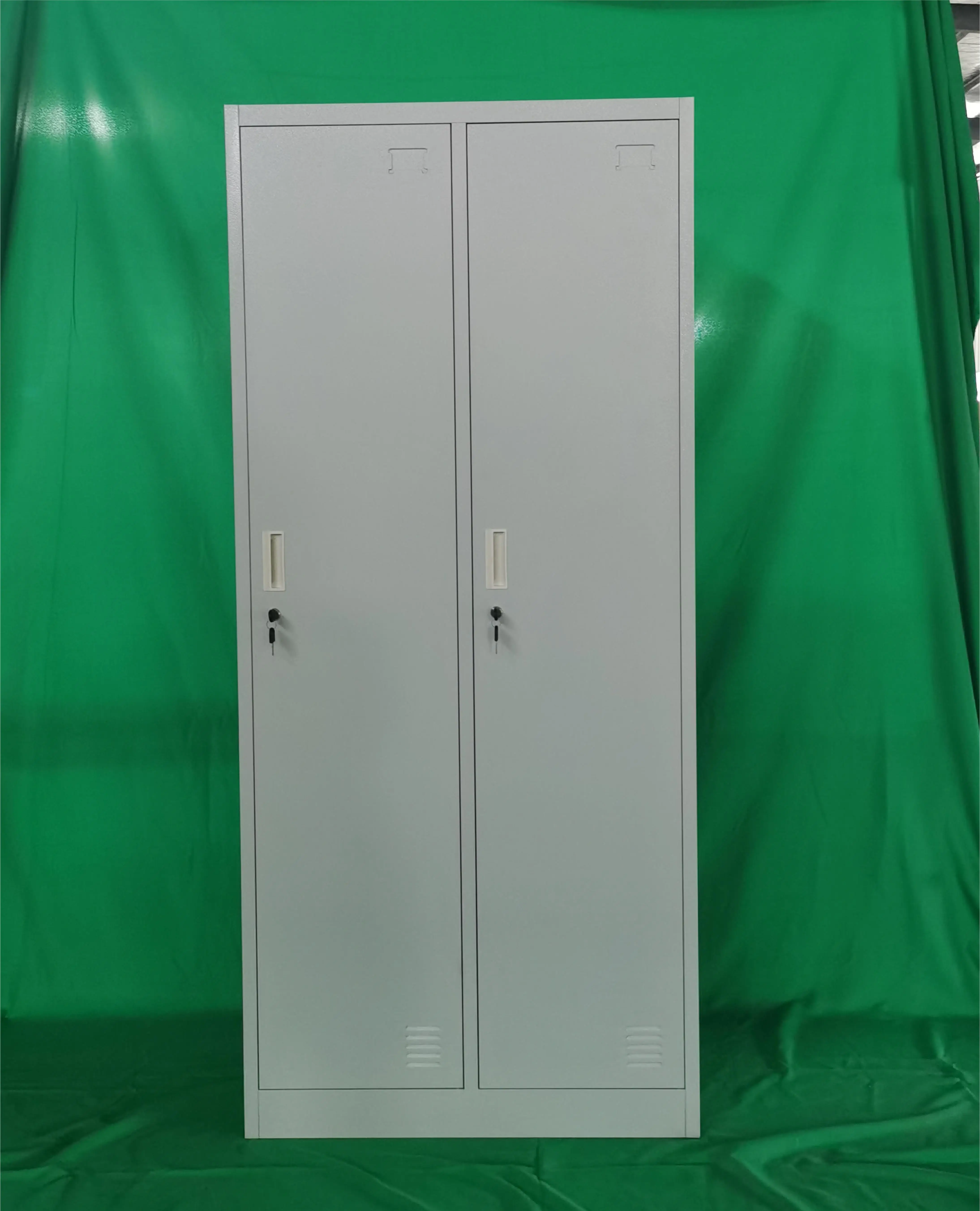 Hot sale 2 Door Steel Locker Metal Gym Storage Locker for Changing Room Luggage Lockers Steel Wardrobe Price