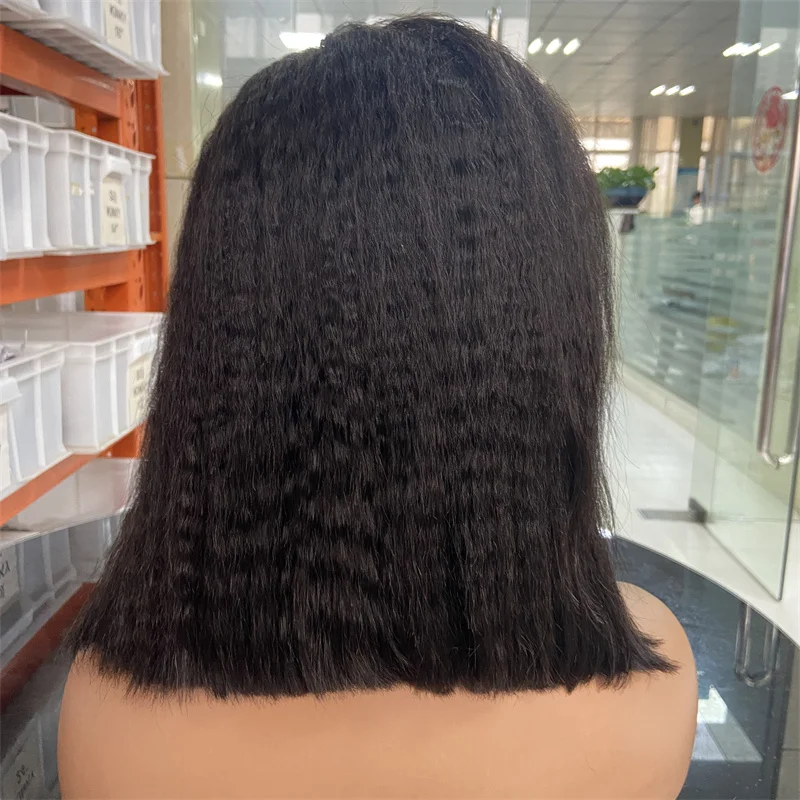 Wholesale Raw Indian Virgin Hair Short Bob Wigs Human Hair Lace Front 5x5 Hd Lace Frontal Wig Vendors  Short Bob Human Hair Wigs
