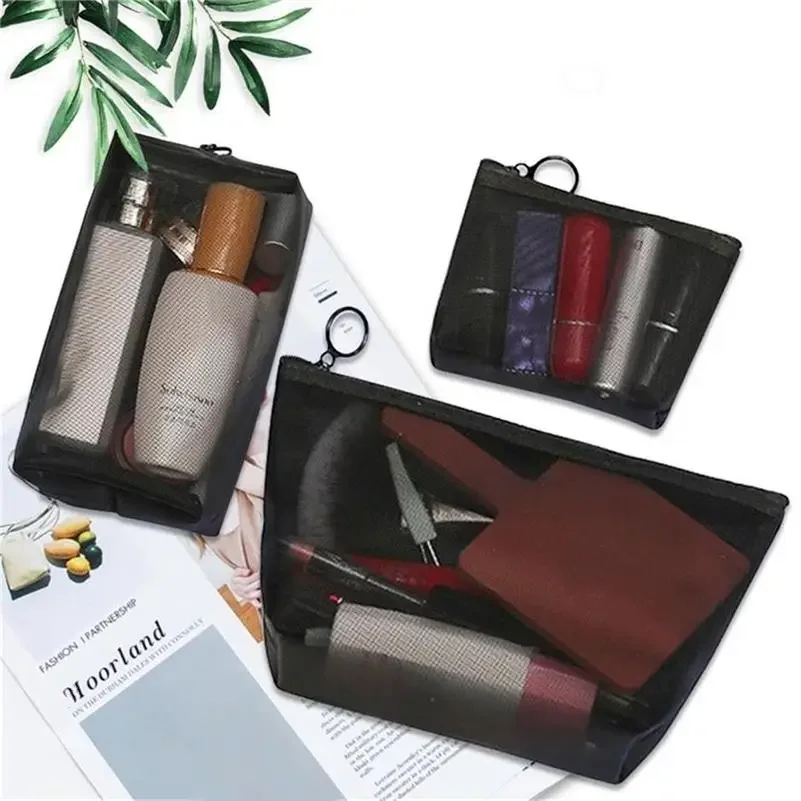 custom towel embroidery logo cosmetic 3 pcs per set pouch for girls mini cosmetics private label travel square bag