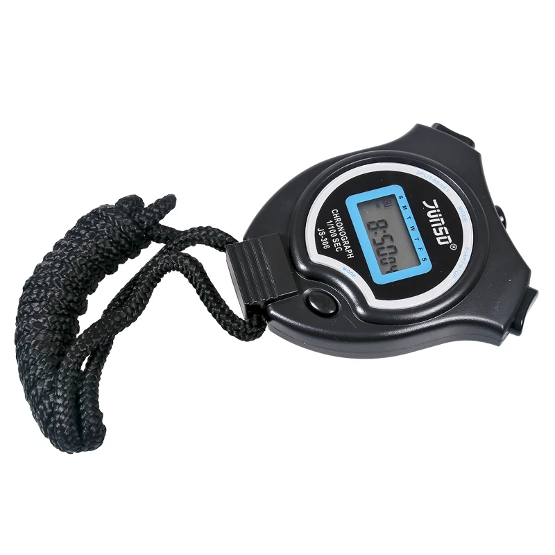 Junstar 306 digital stopwatch Training Professional Fitness Competition Referee Track and Field stopwatch digital Sports