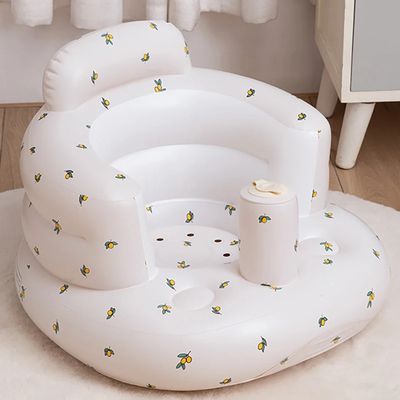 New Style Infant Bath seat  bathing Stool Toddler  Funny Toys Dinning sofa Inflatable Baby Chair