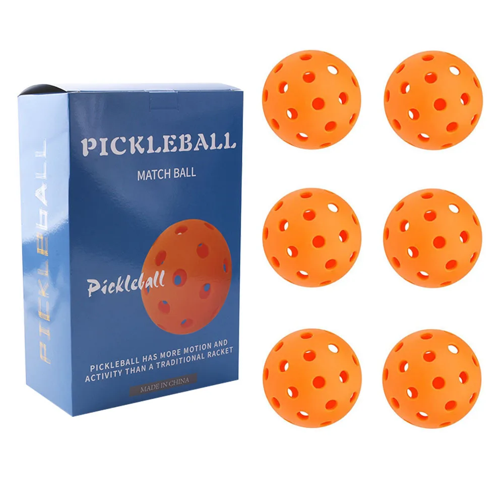 Wholesales 40 Holes 74mm Pickleball Golf 24 Hole Holed Balls PE Floating Pikleball Balls Manufacturer