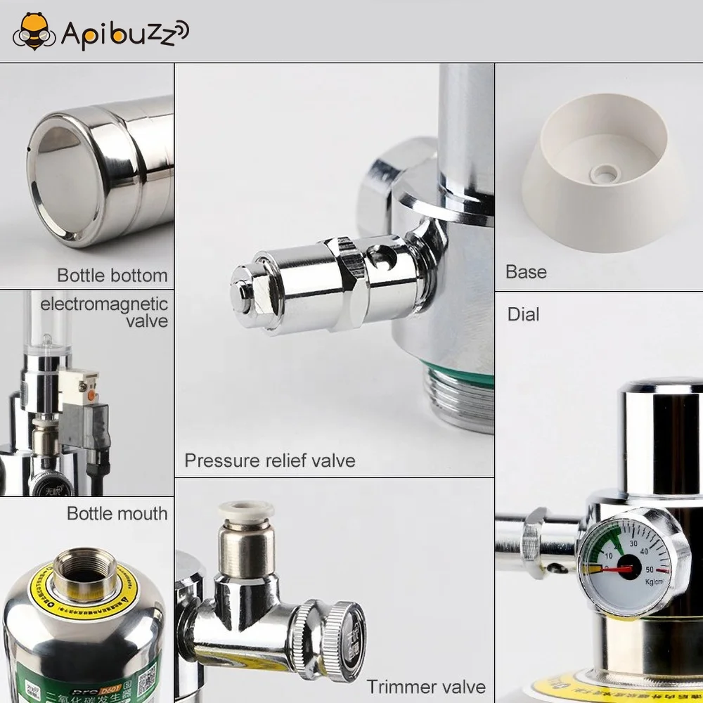 DIY CO2 Generator Queen Bee Anesthesia Kit for Artificial Insemination Aquarium Beekeeping Rearing Research Equipment Supplies