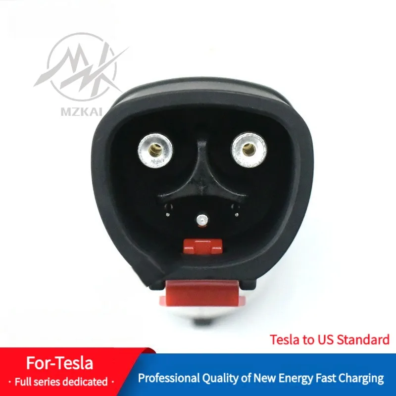 Travel Ev Charger Plug Portable AC 60A 250V forTesla model 3 To SAE J1772  American electric car Fast Charging Adapter