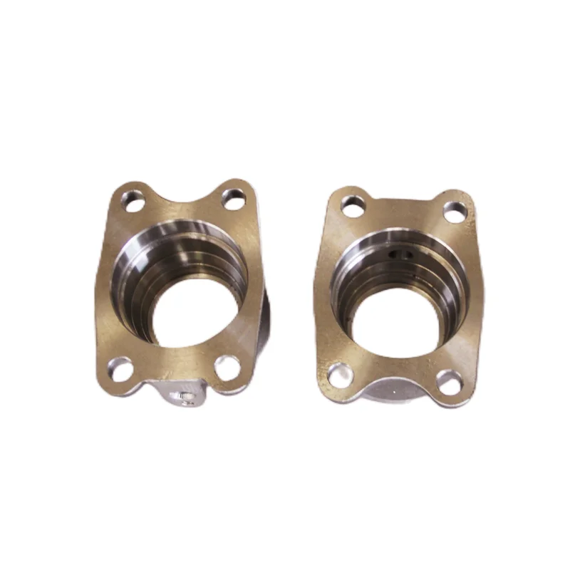 stainless steel round handrail tube flange base