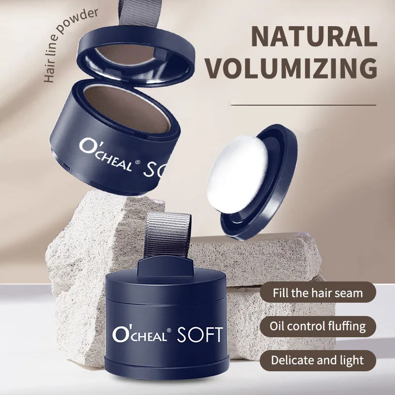 Private Label Custom Color Waterproof Hair Root Touch Up Line Shadow Powder For Women Hairline Shadow Powder Hairline powder