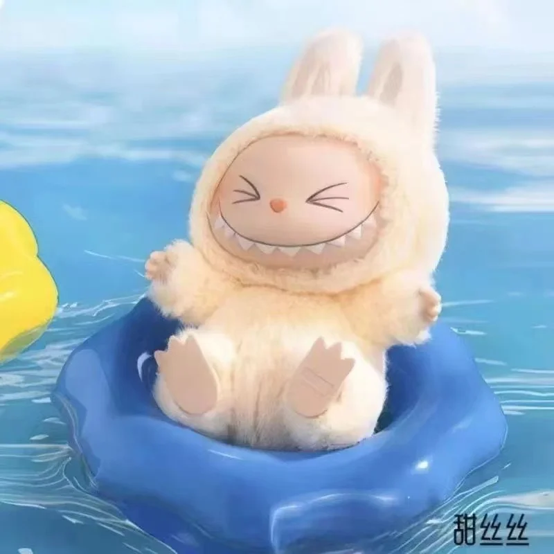 SS New Design Macron V2 Labubu Have A Seat Series Vinyl Toy Pendant Doll Collection Decoration