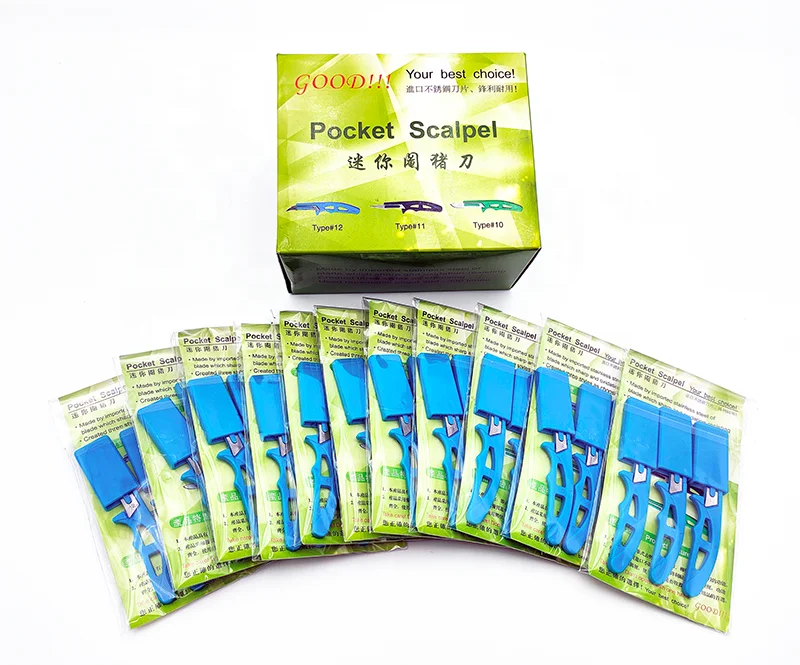 veterinary instrument stainless steel Scalpel piglet castration knife