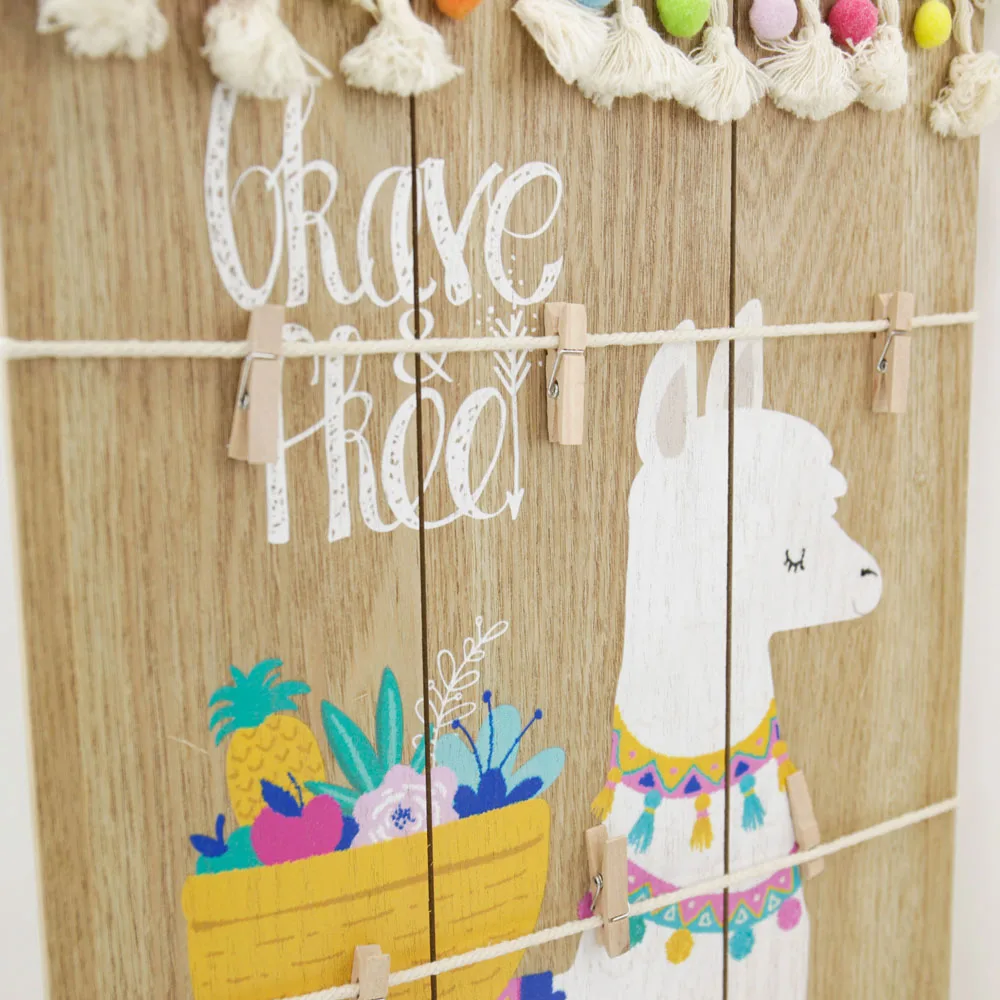 Verified manufacturers Xingcheng OEM wooden photo frame clips booth diy colorful clip in string home decoration frame