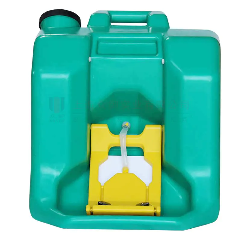 ZOYET 16 галлонов безопасная портативная мойка для глаз с тележкой, мойка для глаз