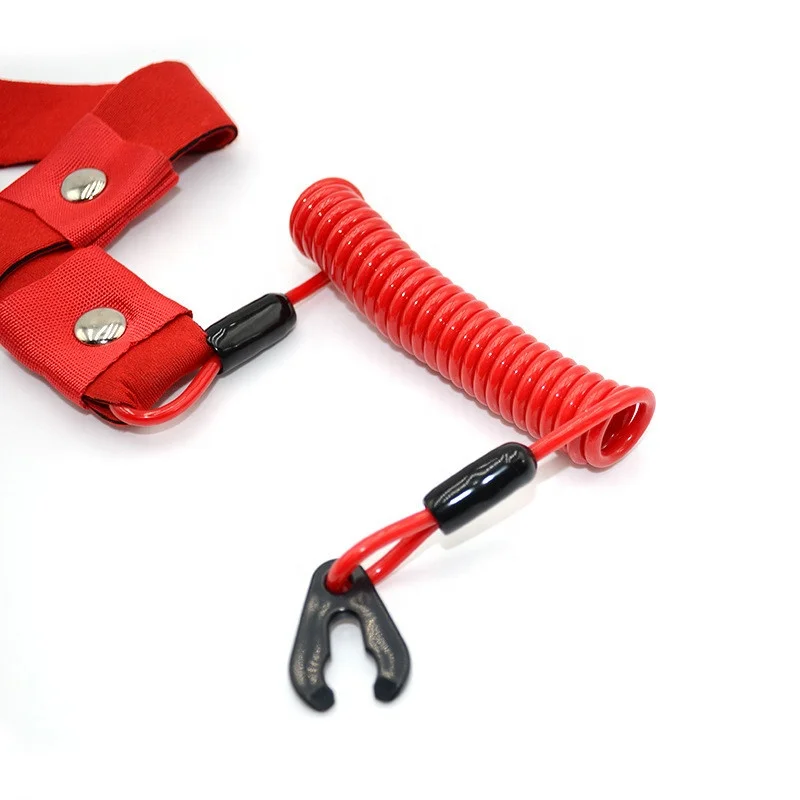 Universal Boat Outboard Lanyard Engine Motor Kill Urgent Stop Switch/Safety Lanyard Tether Cord for Yamaha