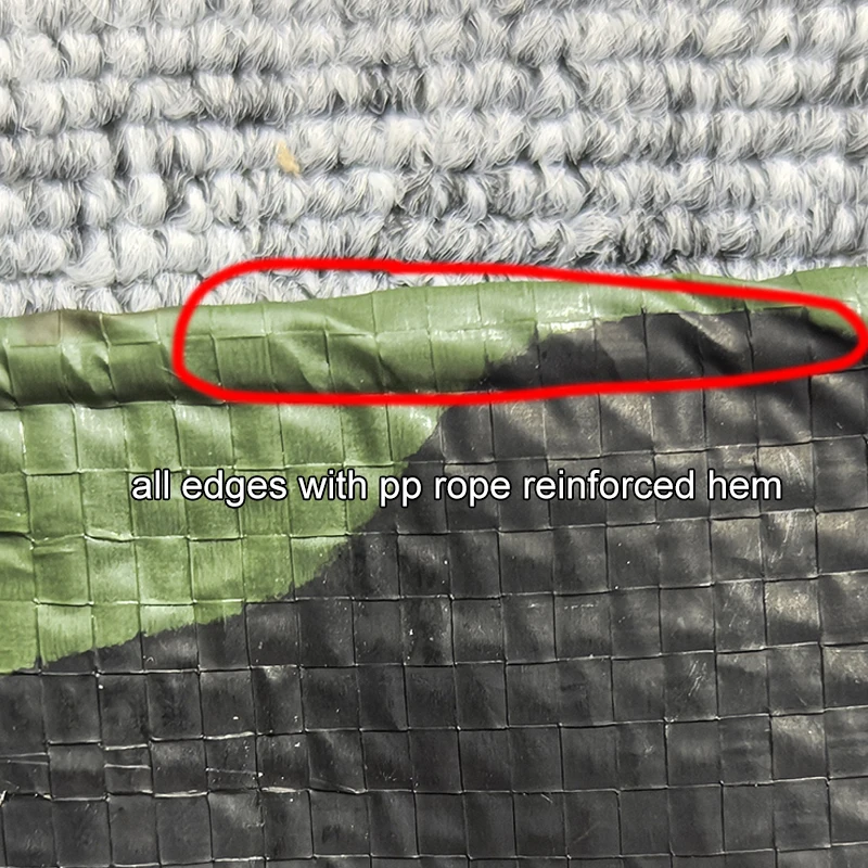Custom Camouflage heavy duty Tarpaulin Waterproof PE Tarp Price with Reinforced Edges for Tent Covers