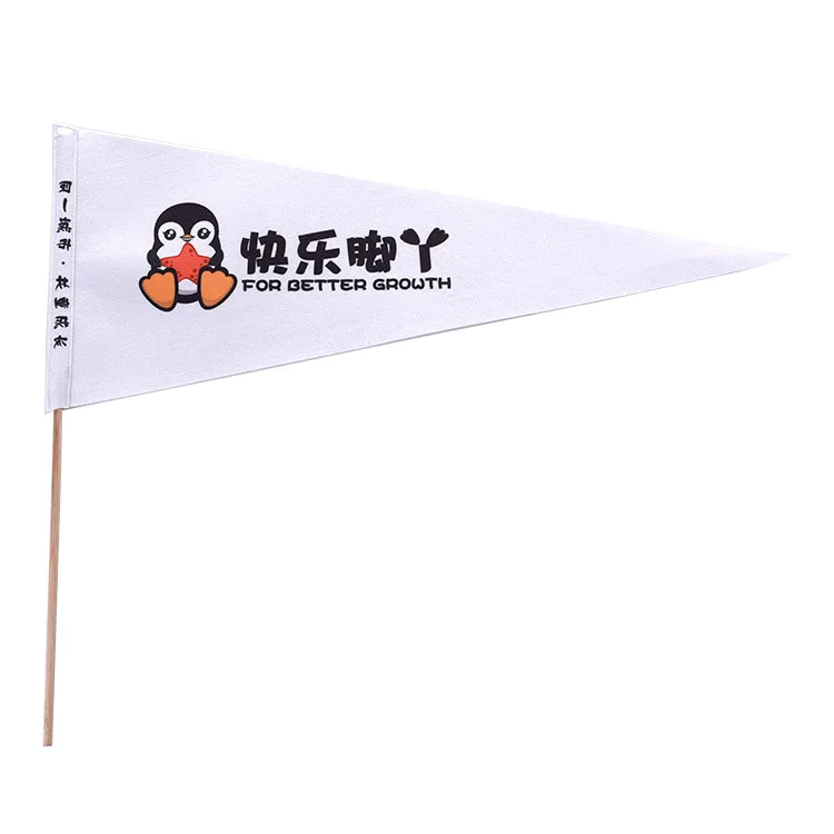 Felt flag sports club customized printed felt bunting sport felt triangle pennant banner
