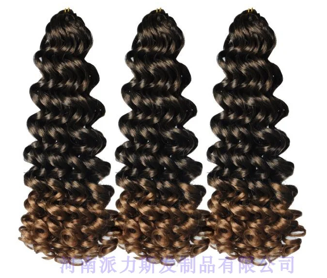 Synthetic Goddess Wave Hair Braiding Crochet Hair Extension Spring Wand Curl Hair
