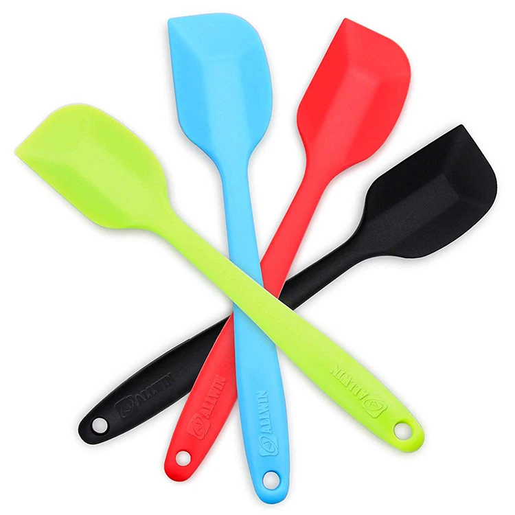 Colorful Nonstick Baking Cooking Utensil Silicone Spatula Baking & Pastry Tools Opp Bag or Custom Design Silicone Spatula 28 Cm
