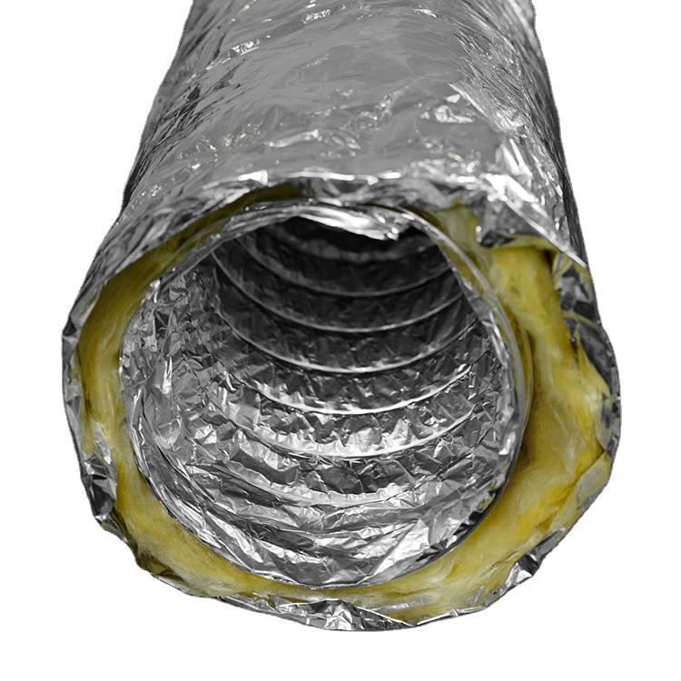 Modern Design HVAC Acoustic Heating Steel Wire Helix Aluminum Foil PVC Duct Fireproof Duct Ventilation Air Conditioning