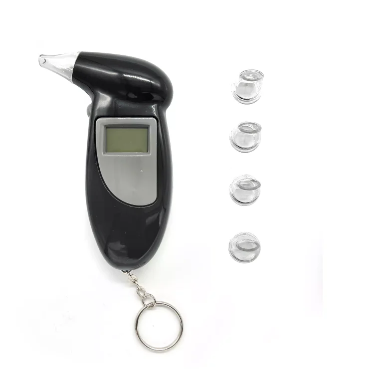 Hot Sale Digital Alcohol Tester With Audible Alert Battery Powered Fast Breathalyzer Test with LCD Digital Display