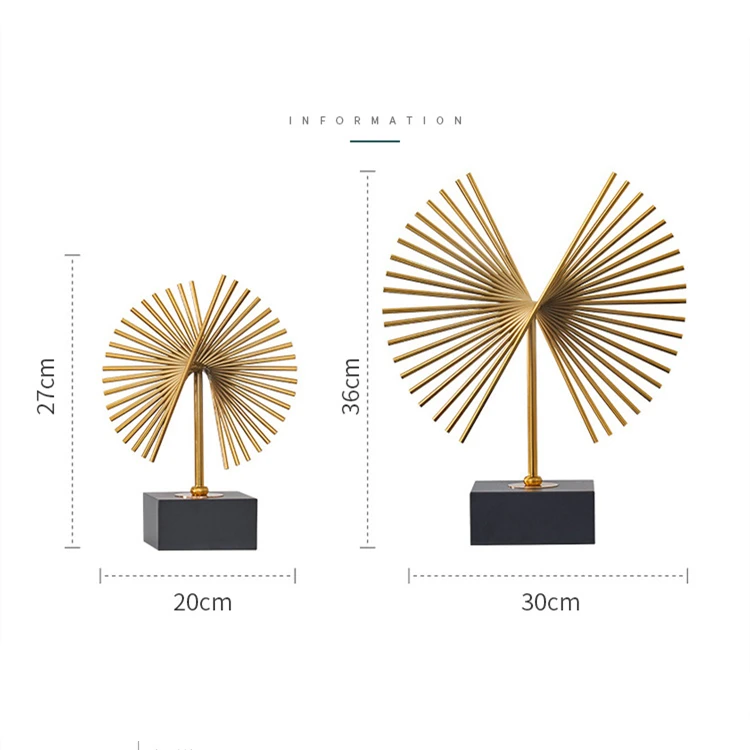 Antique Gold Living Room Luxury Home Decor Crafts Accessories Decoration