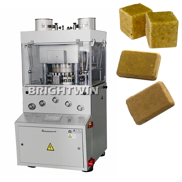 Fully automatic chicken essence cube seasoning powder cube forming machine