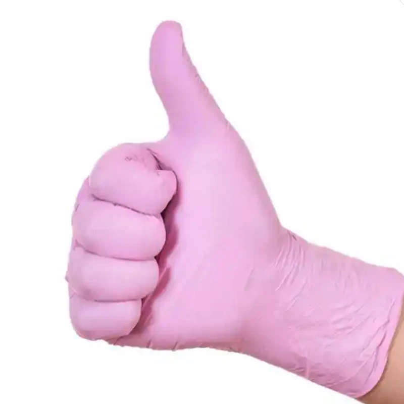 Custom Powder free mixed nitrile gloves Industrial butyl synthetic rubber gloves