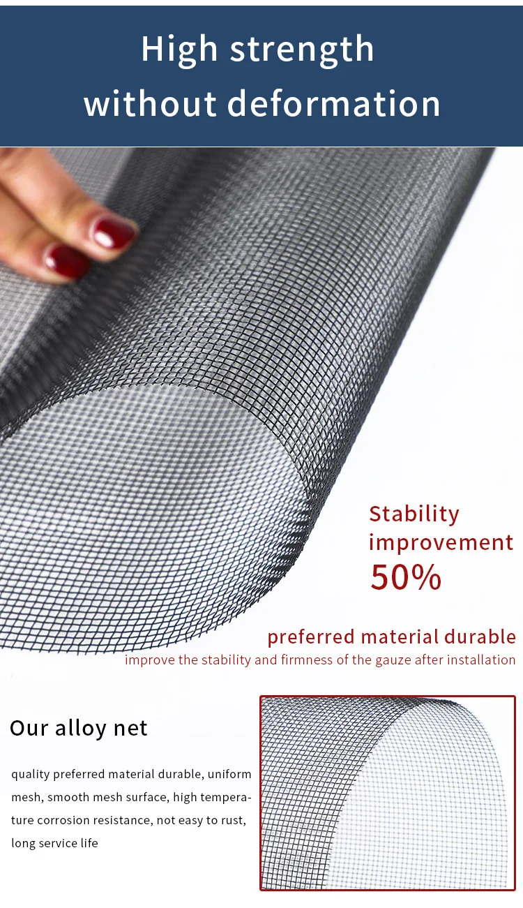 Factory hot selling aluminumalloy woven wire mesh