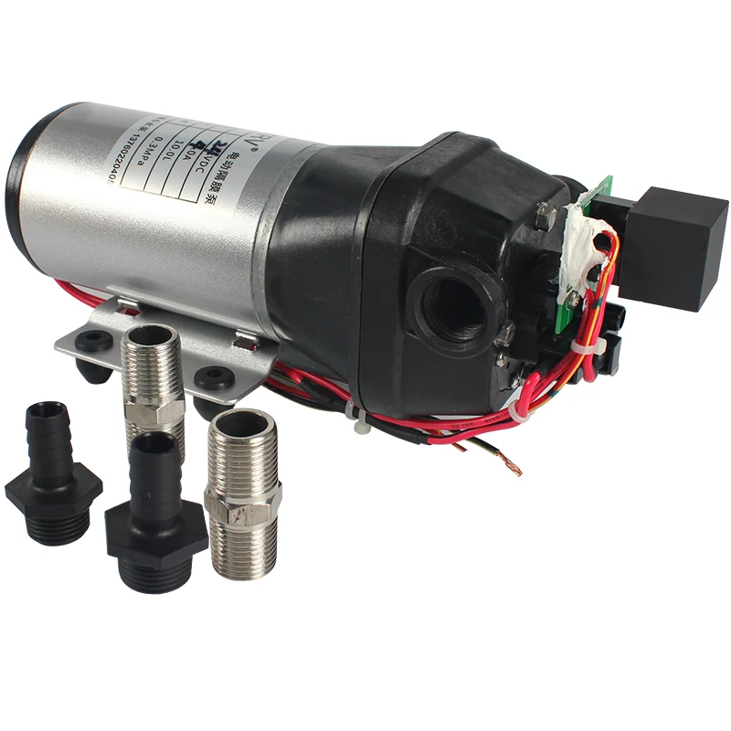 TYTXRV 24V 10L RV Water Pressure Diaphragm Pump with 80A Relay Caravan Camper Electric Mute Pumps