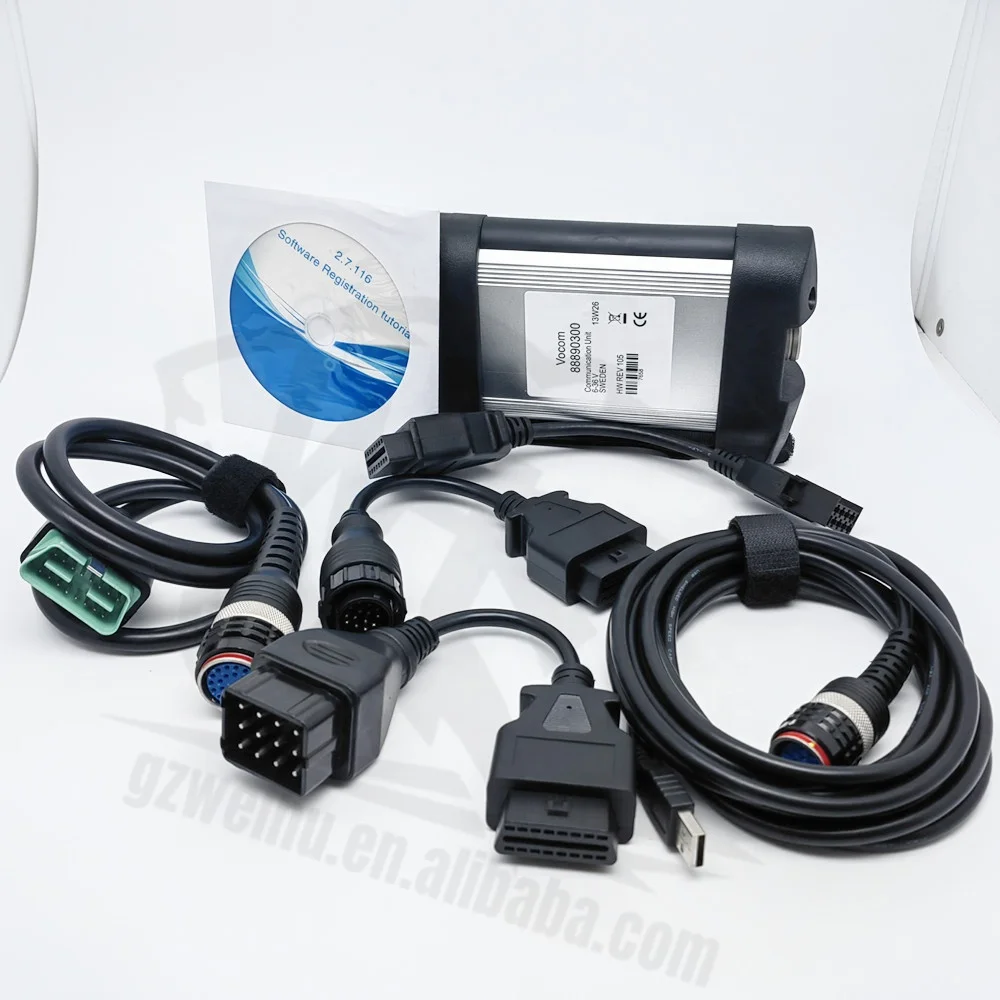 Diagnostic tool 88890300 vocom 1 volvo vocom 88890300 for volvo engines