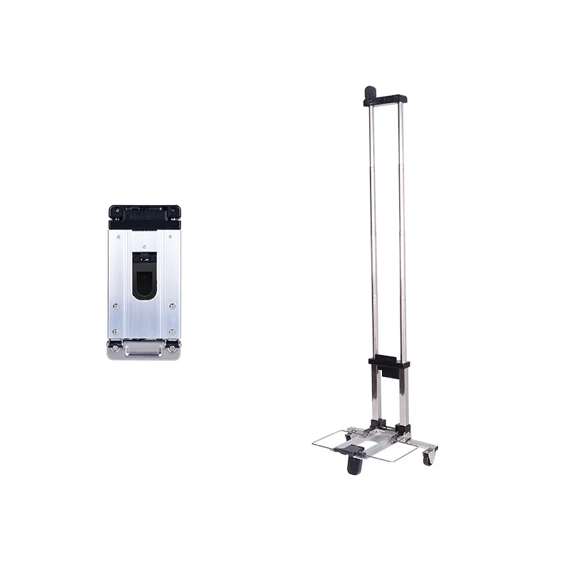 Hot Selling Mini Stainless Steel Foldable Supermarket Shopping Luggage Cart Trolley On Wheels Load 25kg