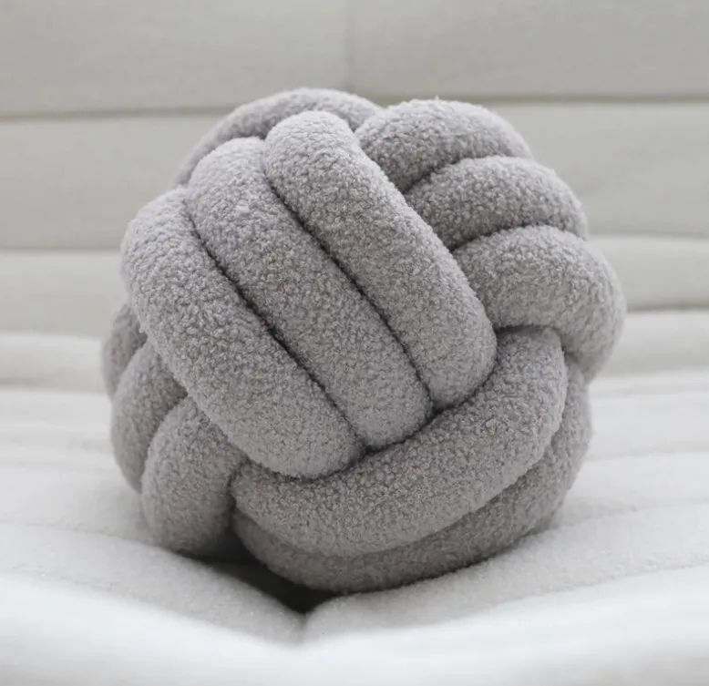 MU лидер продаж модная мягкая плетеная подушка ручной работы с узлом бесконечности декоративные подушки мягким