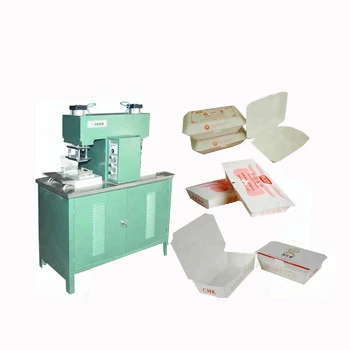 paper food box package  making machine