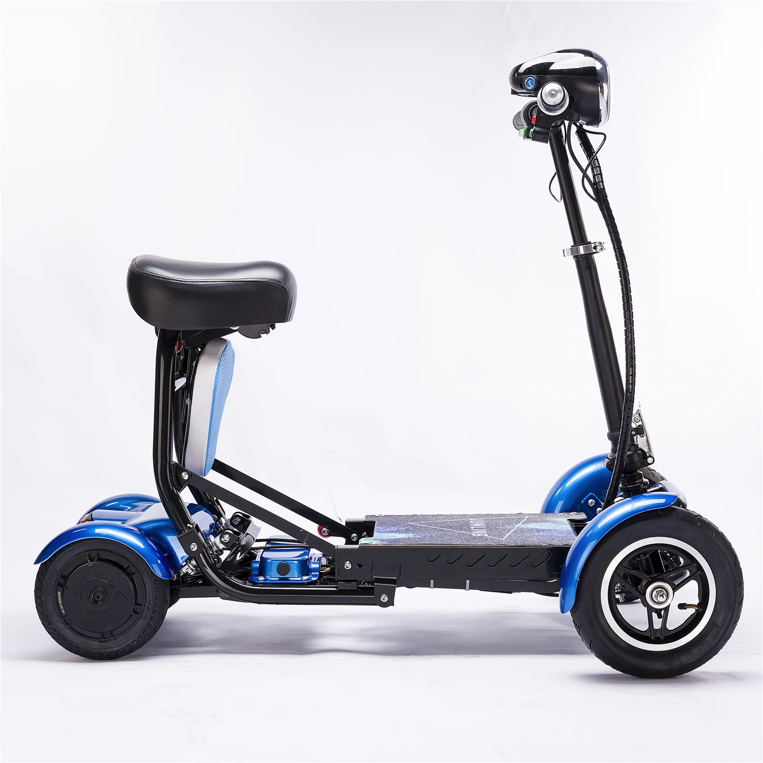 Мощный складной электрический взрослый opklapbare scootmobiel для пожилых людей и с ограниченными возможностями 4-колесный скейтборд е-мопед скутер Цена по прейскуранту