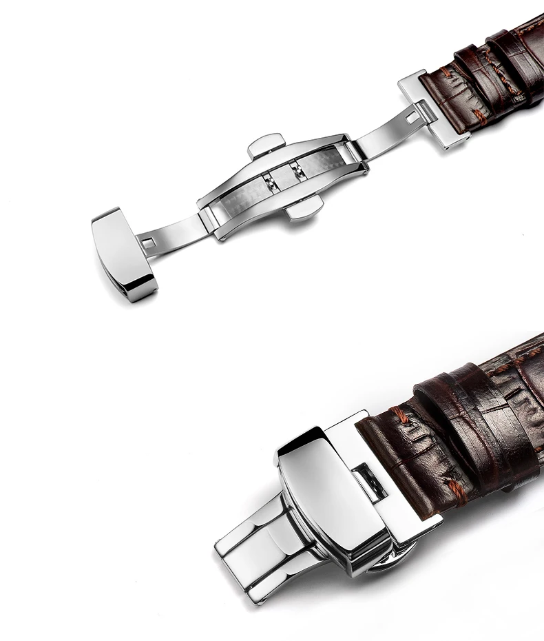 Factory Wholesale Watch Buckle Butterfly Deployment Clasp12Mm 14Mm 16Mm 18Mm 20Mm 22Mm316L Stainless Steel Watch band Clasp