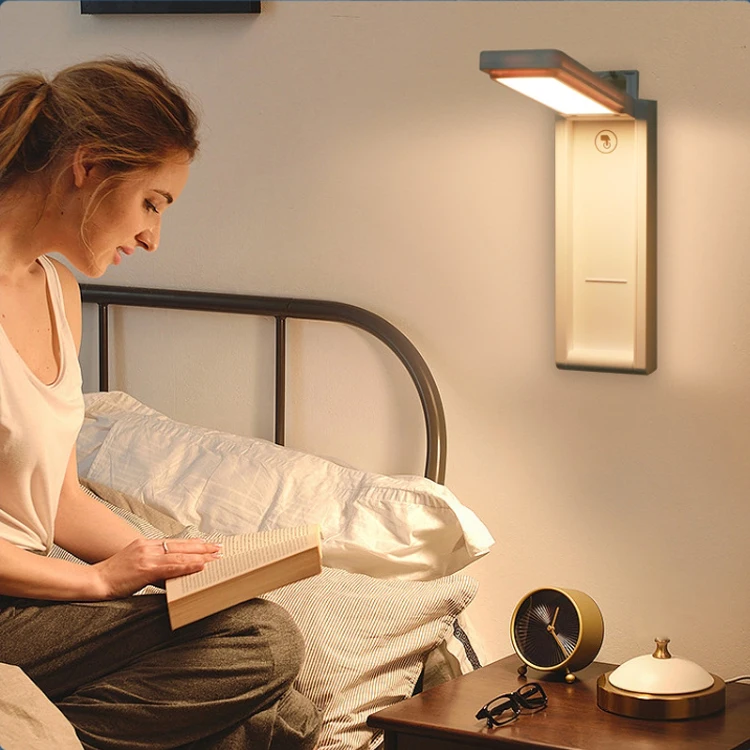 3 Light Colors Stepless Dimmable Brightness Type C USB Rechargeable LED Book Lights Power Bank Foldable LED Table Lamp