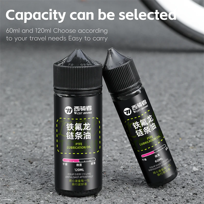 WEST BIKING Bicycle Lubricating Oil Long-lasting Lubrication Bike Ptfe Chain Oil Reduce Noise Cycling Chain Oil