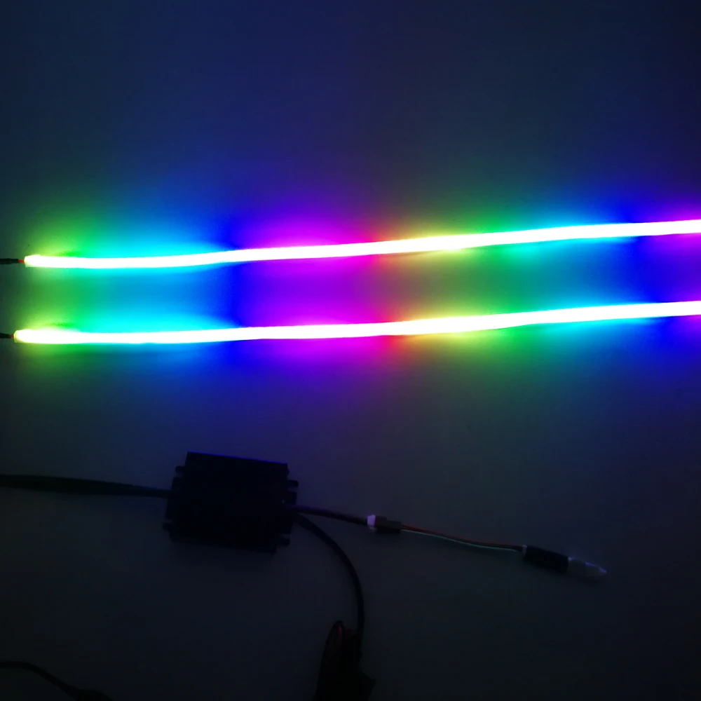 MS-07 12V SRGBHV auto lighting system 12v srgb strips color chasing drl led strips app control