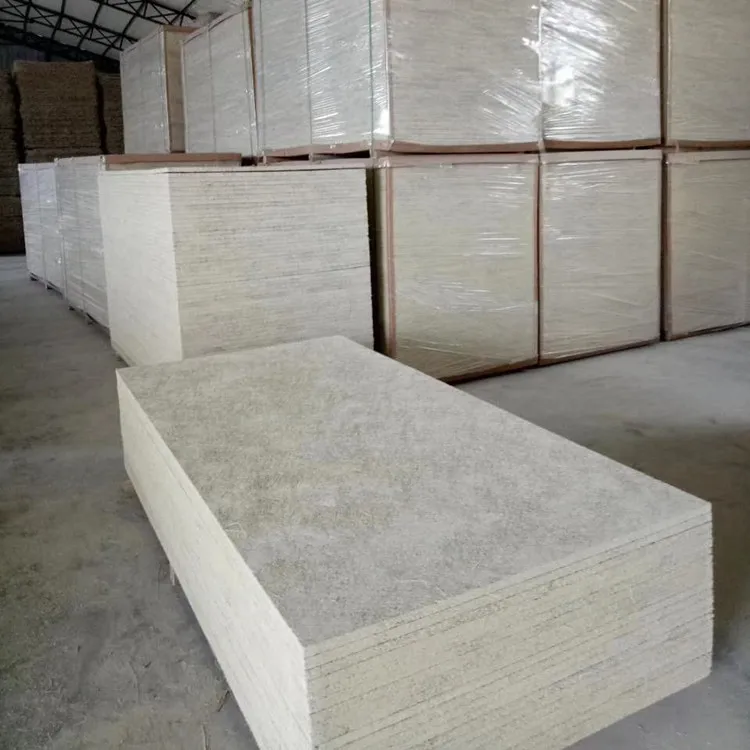 Factory Hot Sale New Type Wood Wool Acoustic Board White Color Wood Wool Acoustic Panel Insulation Board For Building Office