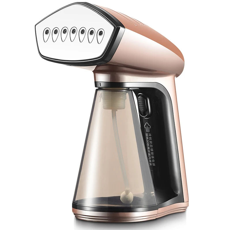 7-hole stainless steel panel New style Golden Portable Travel Handheld Garment Steamer 1500w travel steamer for Clothes