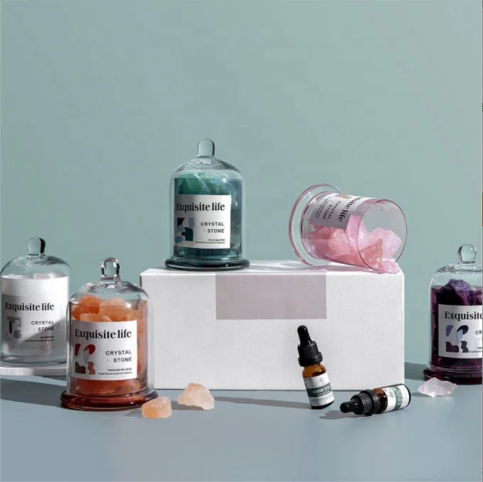 home fragrance manufacturers luxury natural crystal reed diffuser air freshener
