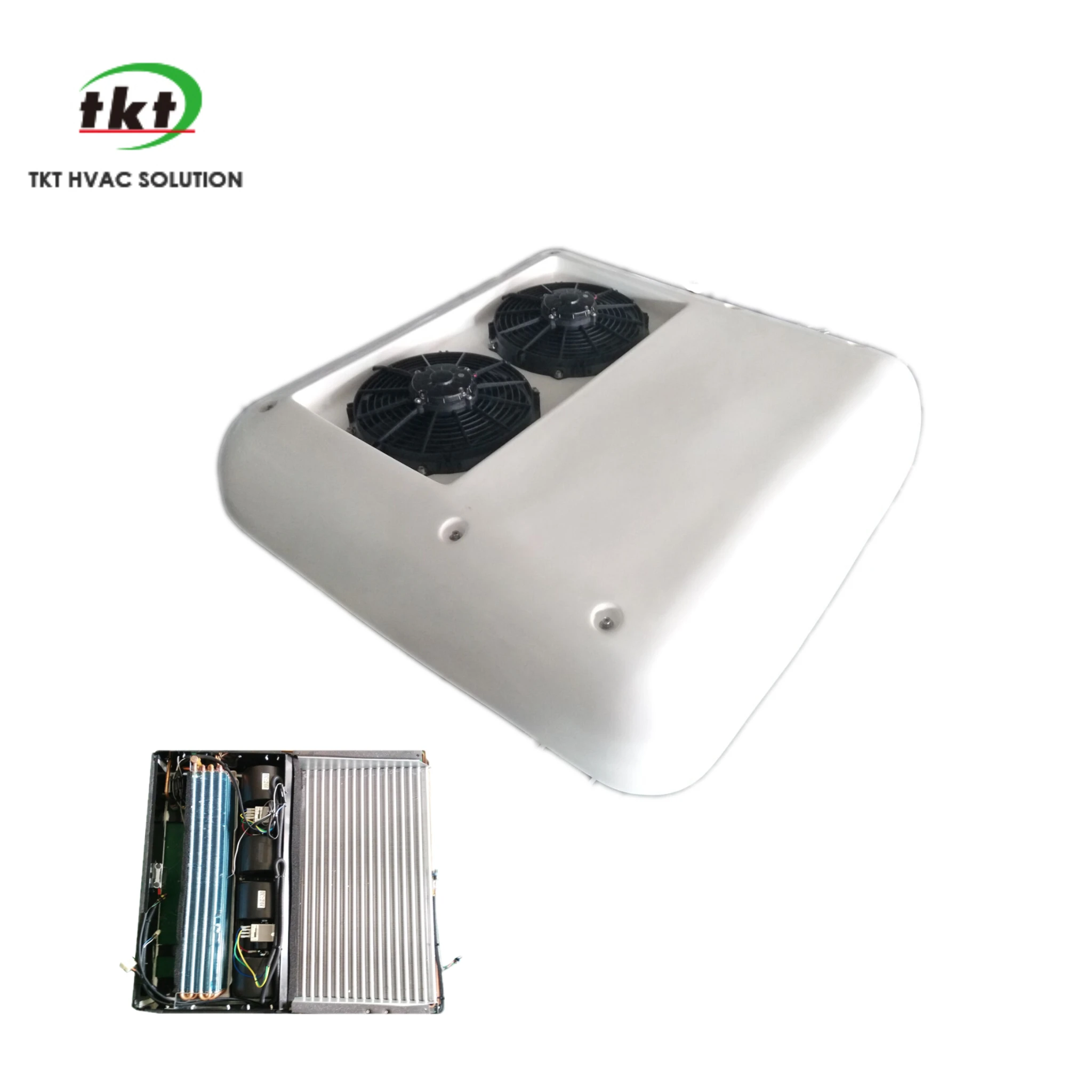 CE Finding dealers TKT-120V Roof Top Model 24 volts 12v dc mini bus air condition