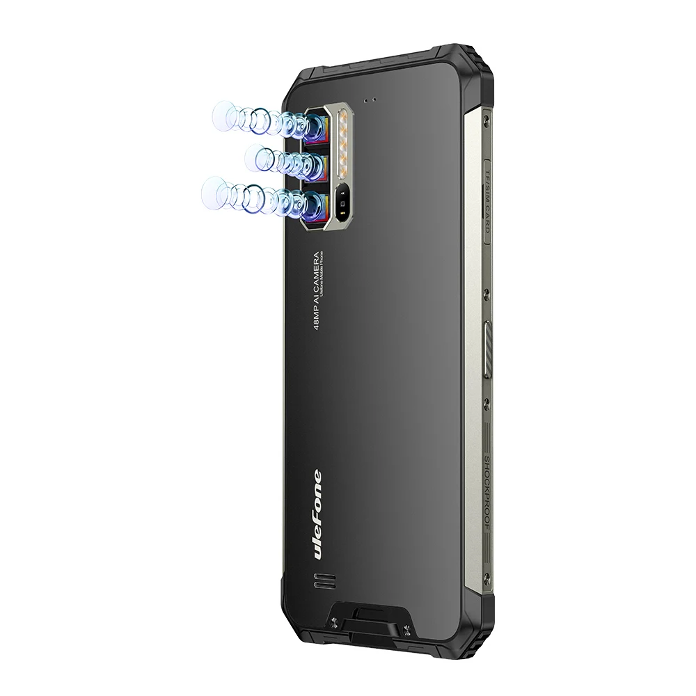 Ulefone Armor 7E IP68 Rugged 6.3INCH Smartphone 4GB+128GB Waterproof Mobile Phone Octa Core NFC 48MP AI Camera Wireless