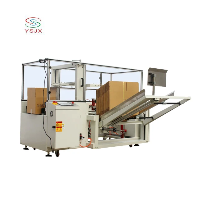 
automatic box case carton erecting packing machine 