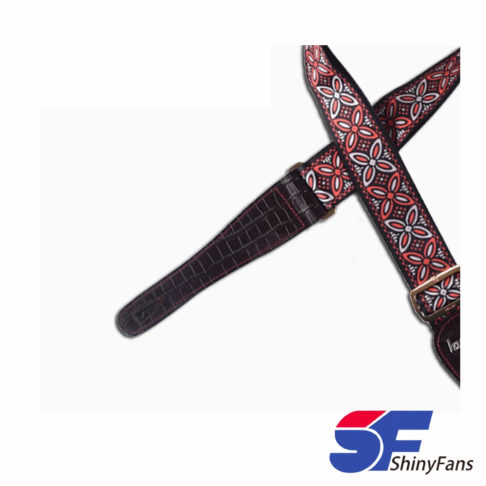 Classic Electric Acoustic Bass PU Leather Guitar Strap Guitar Belt