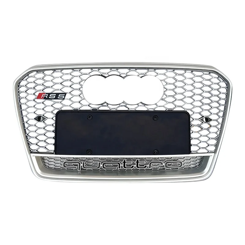 Новая сетчатая решетка ABS facelift для Audi A5 радиатор сотовые решетки передний бампер RS5 без логотипа