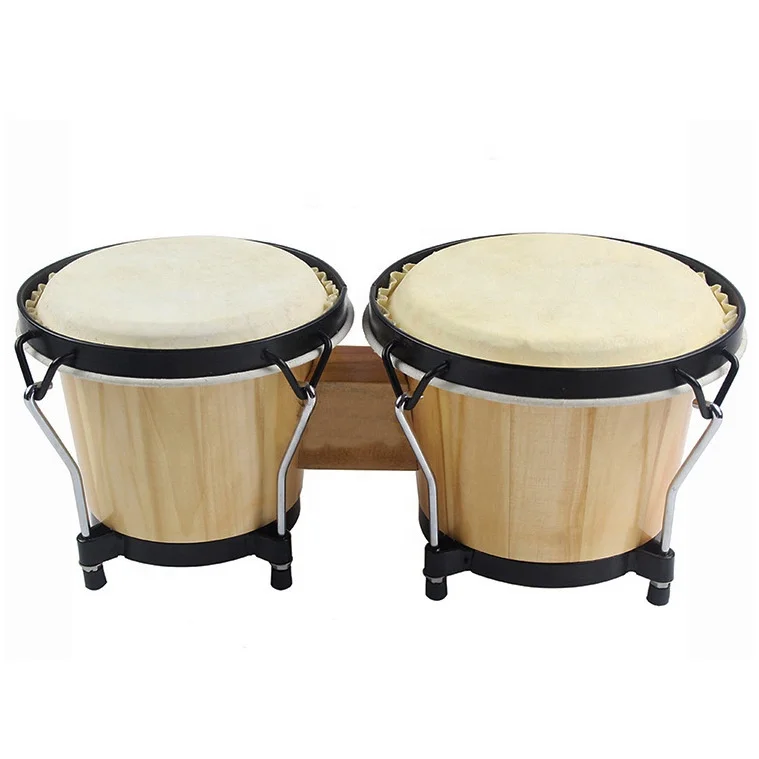 2022 African drum 4 inch western percussion instrument hand beat drum bongo drum
