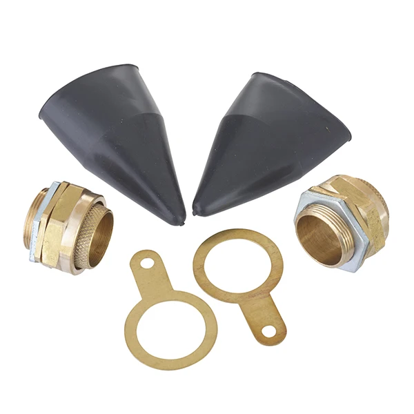 IP2X Indoor Application BW20 Aluminium Steel Wire Armoured BW Cable Gland Kit C/W with Locknut Earth Tag and PVC Shroud