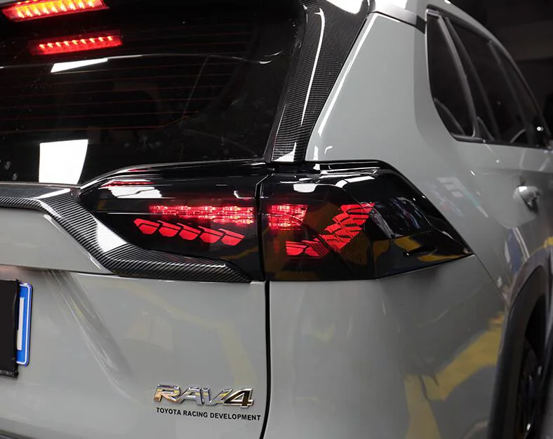 AKD Car Styling Tail Lamp for Toyota RAV4 Tail Lights 2019-2022 New Rav4 LED Tail Light Dynamic Signal Auto Accessories